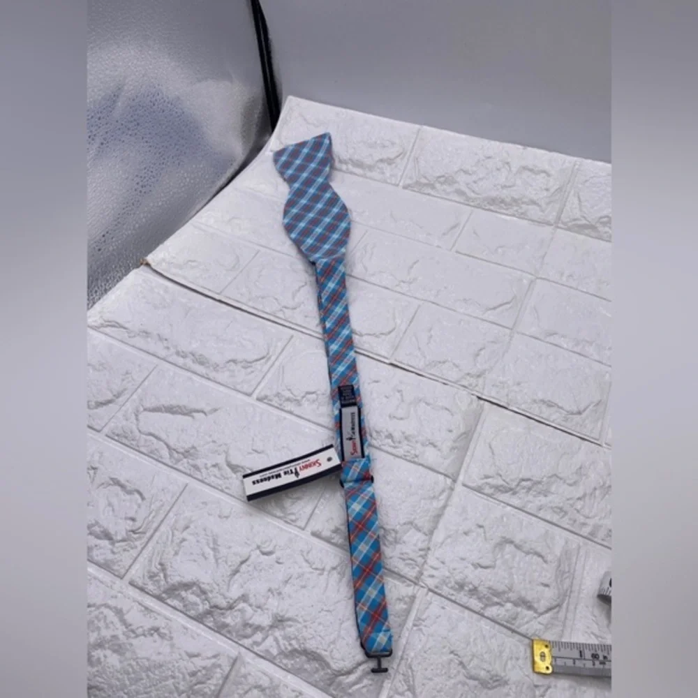 Skinny Tie Madness - Men’s‎ Bow Tie Blue Multicolor SKM334